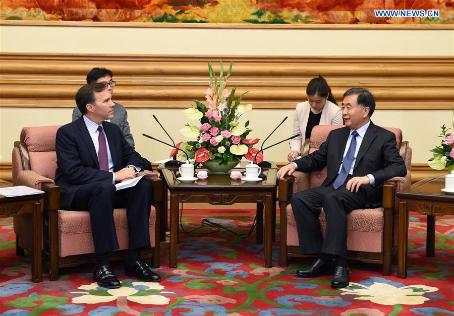 CHINA-BEIJING-WANG YANG-BILL MORNEAU-MEETING (CN)