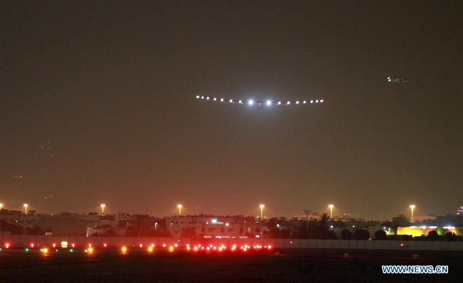 UAE-ABU DHABI-SOLAR IMPULSE 2-GLOBAL TOUR-COMPLETION