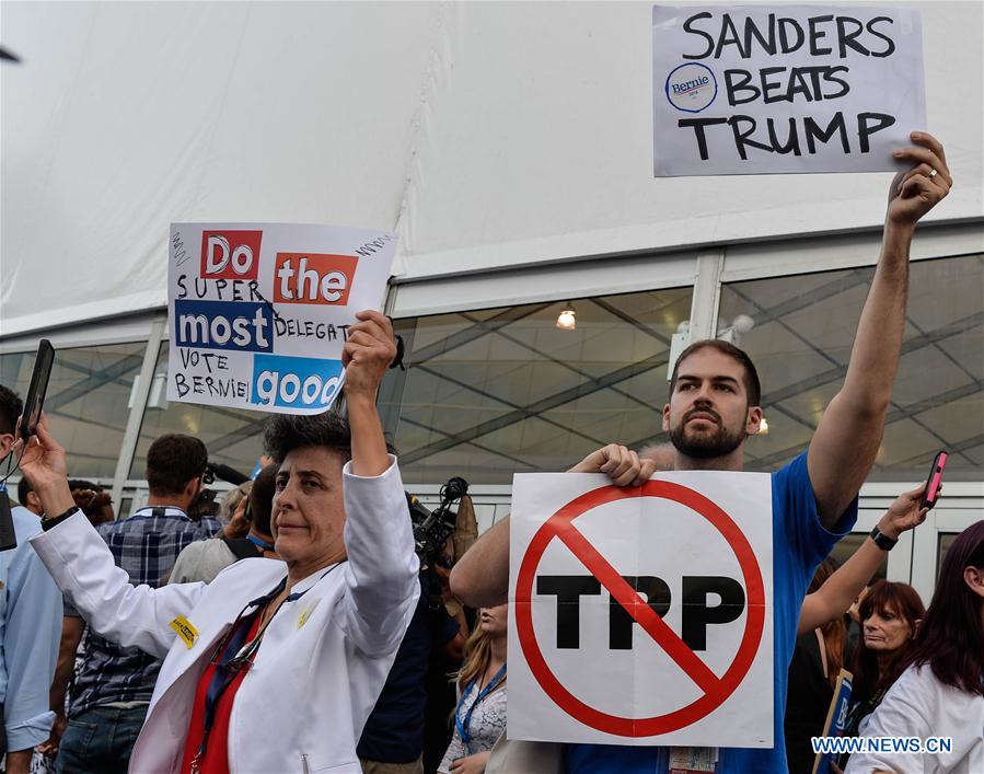 U.S.-PHILADELPHIA-DEMOCRATIC NATIONAL CONVENTION-PROTEST