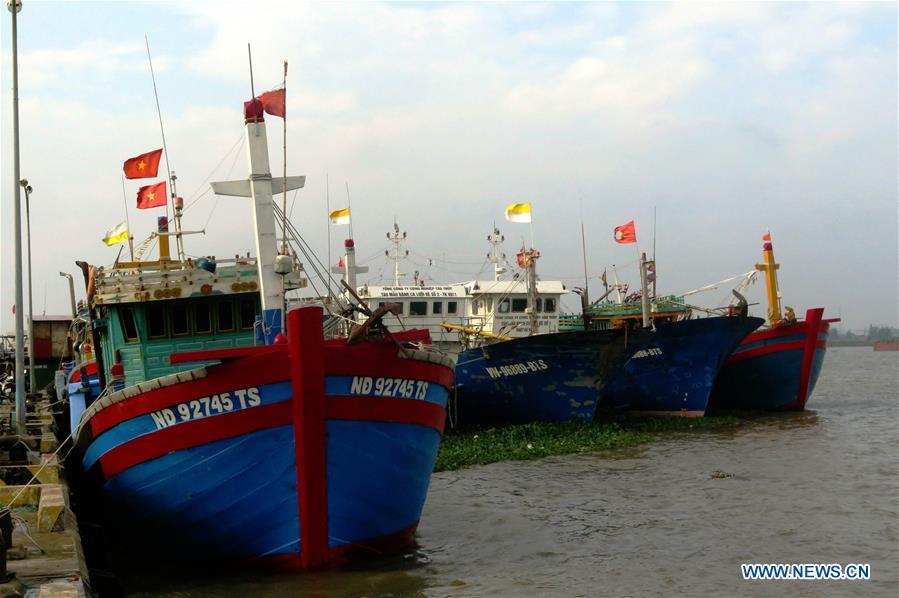 VIETNAM-NAM DINH-STORM-PREPARATION
