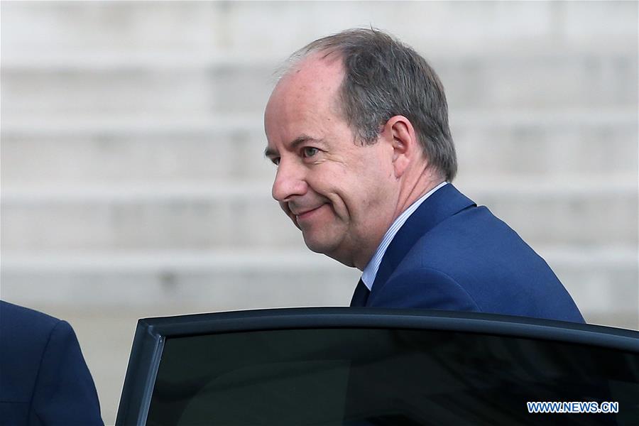 French Minister of Justice Jean-Jacques Urvoas arrives at the Elysee palace for a defense council with French President Francois Hollande, in Paris, France, on July 27, 2016. French Minister of Justice Jean-Jacques Urvoas arrives at the Elysee palace for a defense council with French President Francois Hollande, in Paris, France, on July 27, 2016.