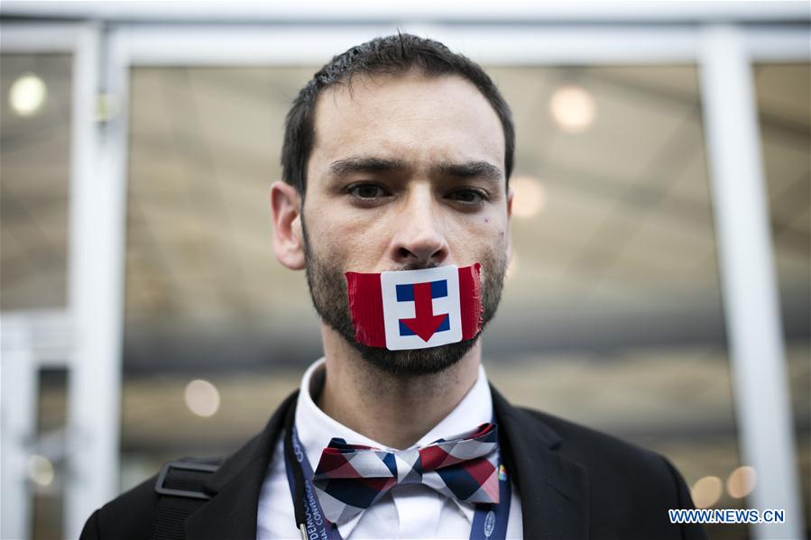 A Bernie Sanders supporter protests outside the media center on the third day of the 2016 U.S. Democratic National Convention (DNC) at Wells Fargo Center, Philadelphia, Pennsylvania, the United States on July 27, 2016. A Bernie Sanders supporter protests outside the media center on the third day of the 2016 U.S. Democratic National Convention (DNC) at Wells Fargo Center, Philadelphia, Pennsylvania, the United States on July 27, 2016.