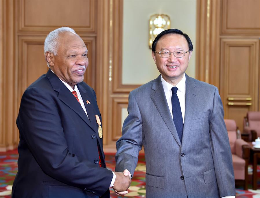 Chinese State Councilor Yang Jiechi (R) meets with Sudanese Presidential Assistant Awad Ahmed al-Jaz, in Beijing, capital of China, July 28, 2016. (Xinhua/Li Tao) Chinese State Councilor Yang Jiechi (R) meets with Sudanese Presidential Assistant Awad Ahmed al-Jaz, in Beijing, capital of China, July 28, 2016. (Xinhua/Li Tao)
