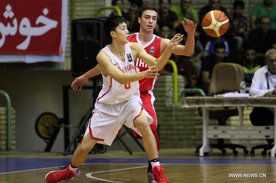 (SP) IRAN-BASKETBALL-FIBA ASIA U18 CHAMPIONSHIP-CHINA VS IRAN