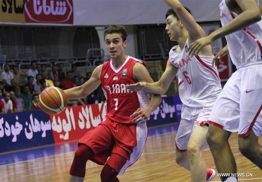 (SP) IRAN-BASKETBALL-FIBA ASIA U18 CHAMPIONSHIP-CHINA VS IRAN