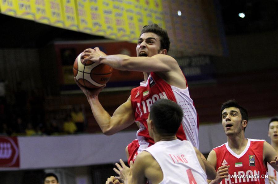 (SP) IRAN-BASKETBALL-FIBA ASIA U18 CHAMPIONSHIP-CHINA VS IRAN