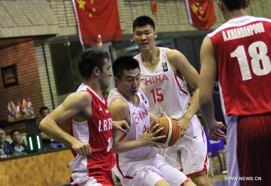 (SP) IRAN-BASKETBALL-FIBA ASIA U18 CHAMPIONSHIP-CHINA VS IRAN