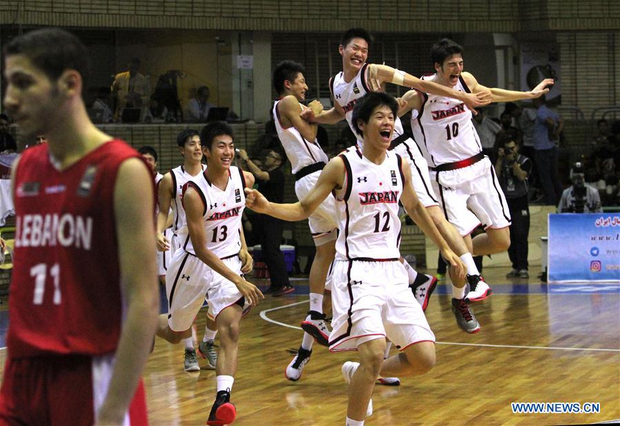 (SP)IRAN-TEHRAN-BASKETBALL-FIBA ASIA U18 CHAMPIONSHIP-JAPAN VS LEBANON