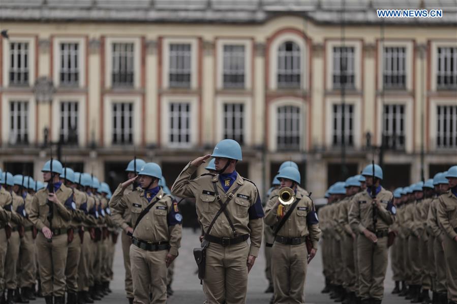 COLOMBIA-BOGOTA-MILITARY-CEREMONY