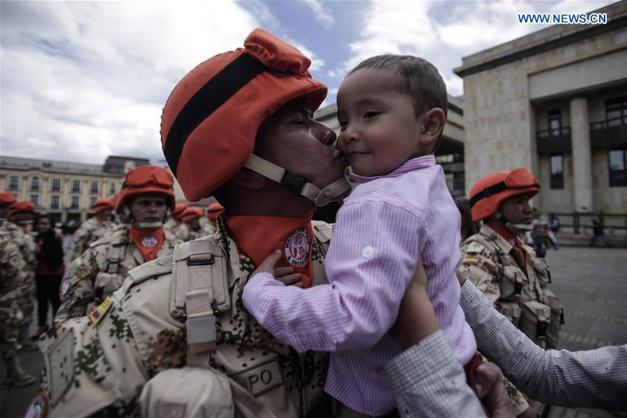 COLOMBIA-BOGOTA-MILITARY-CEREMONY
