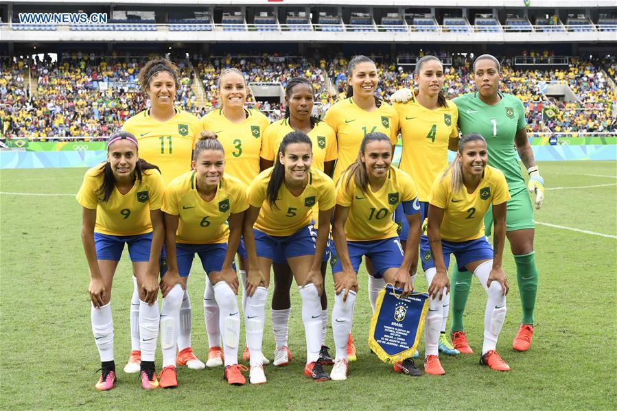 (SP)BRAZIL-RIO DE JANEIRO-OLYMPICS-WOMEN'S FOOTBALL-CHINA VS BRAZIL
