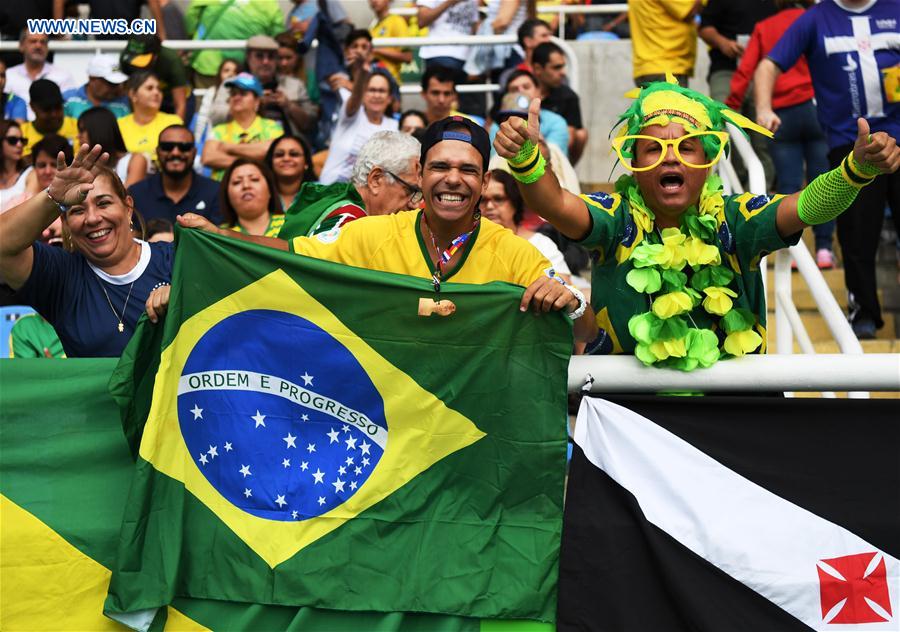 (SP)BRAZIL-RIO DE JANEIRO-OLYMPICS-WOMEN'S FOOTBALL-CHINA VS BRAZIL