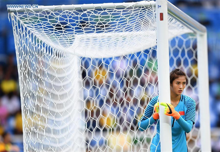 (SP)BRAZIL-RIO DE JANEIRO-OLYMPICS-WOMEN'S FOOTBALL-CHINA VS BRAZIL