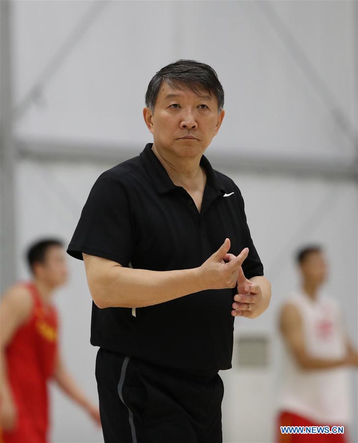 (SP)BRAZIL-RIO DE JANEIRO-OLYMPICS-MEN'S BASKETBALL-CHINA-TRAINING