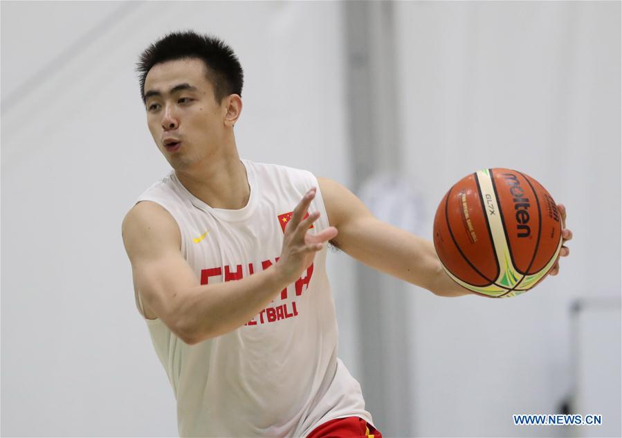 (SP)BRAZIL-RIO DE JANEIRO-OLYMPICS-MEN'S BASKETBALL-CHINA-TRAINING