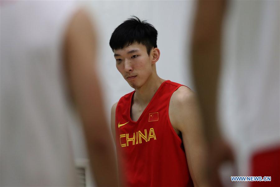 (SP)BRAZIL-RIO DE JANEIRO-OLYMPICS-MEN'S BASKETBALL-CHINA-TRAINING