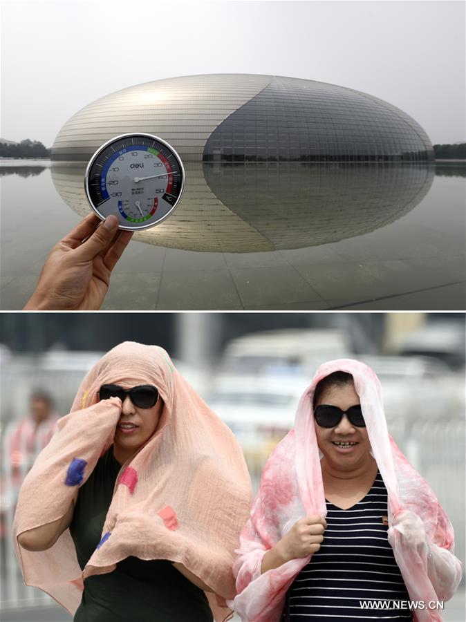 Heat wave engulfed most part of China recently.