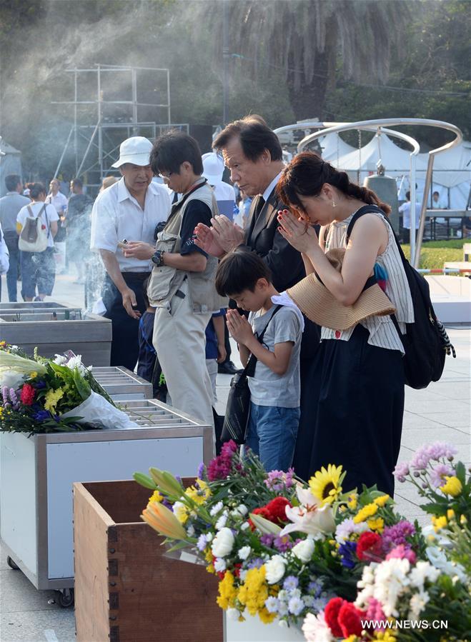 JAPAN-HIROSHIMA-ATOMIC BOMBING-71ST ANNIVERSARY-COMMEMORATION