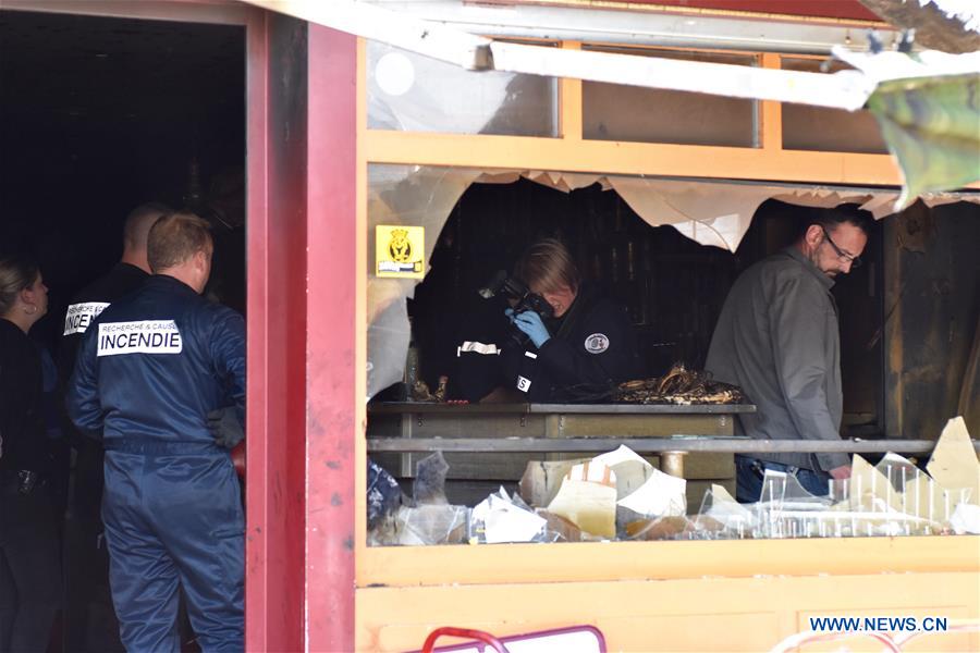 FRANCE-ROUEN-BAR-FIRE
