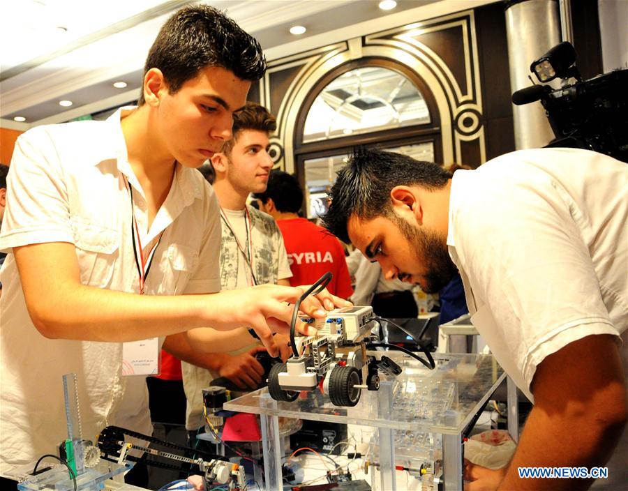 SYRIA-DAMASCUS-INVENTION-FAIR