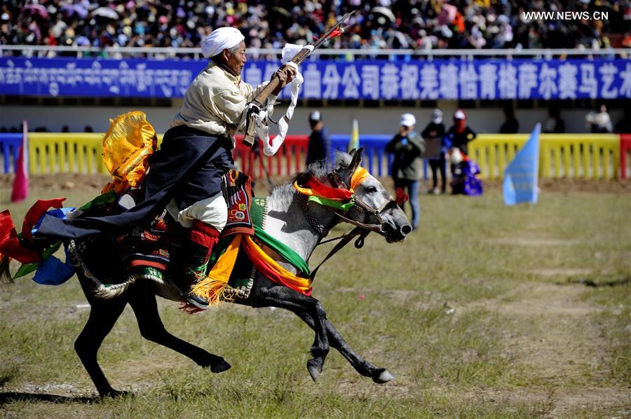 CHINA-TIBET-NAGQU-HORSE RACING FESTIVAL (CN)