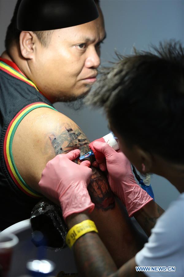 PHILIPPINES-PASAY CITY-TATTOO EXPO