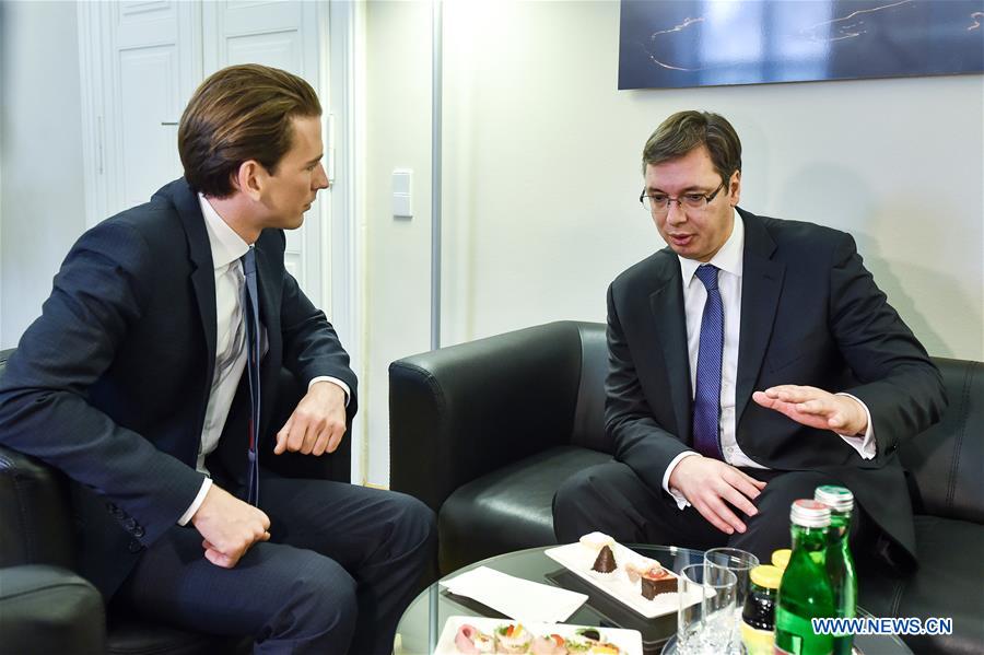 AUSTRIA-VIENNA-FM-SERBIA-PM-MEETING