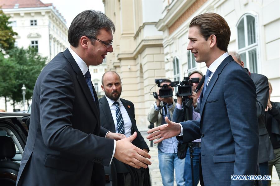AUSTRIA-VIENNA-FM-SERBIA-PM-MEETING