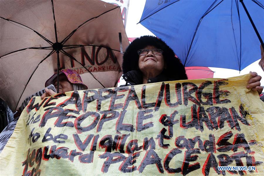 PHILIPPINES-PASAY CITY-"COMFORT WOMEN"-PROTEST RALLY