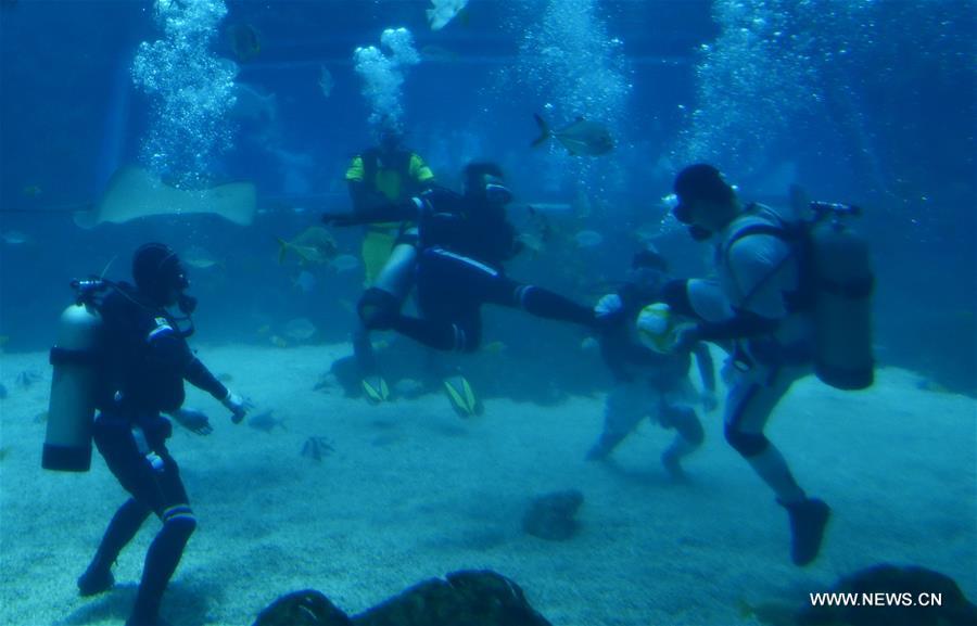 CHINA-NANCHANG-UNDERWATER-FOOTBALL (CN)