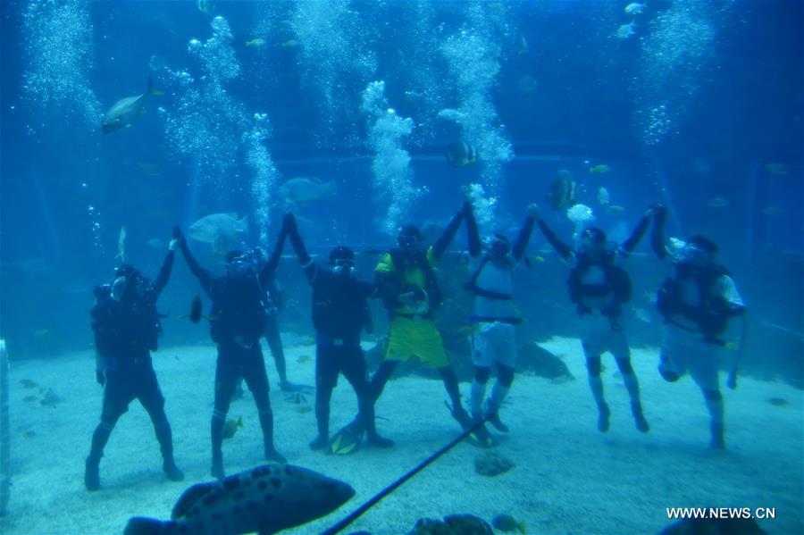 CHINA-NANCHANG-UNDERWATER-FOOTBALL (CN)