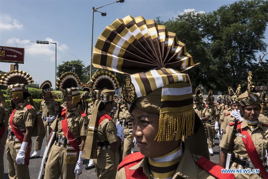 INDIA-KOLKATA-INDEPENDENCE DAY CELEBRATION-DRESS REHEARSAL