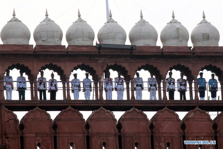 INDIA-NEW DELHI-INDEPENDENCE DAY-FULL DRESS REHEARSAL