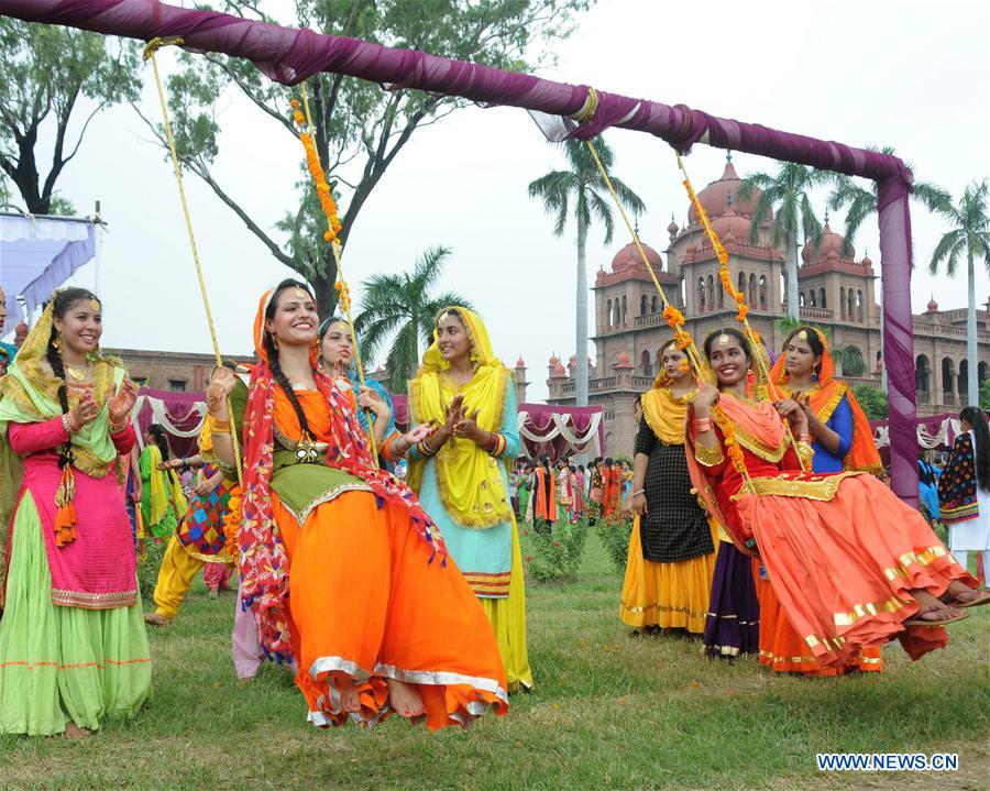 INDIA-AMRITSAR-TEEJ FESTIVAL-CELEBRATION