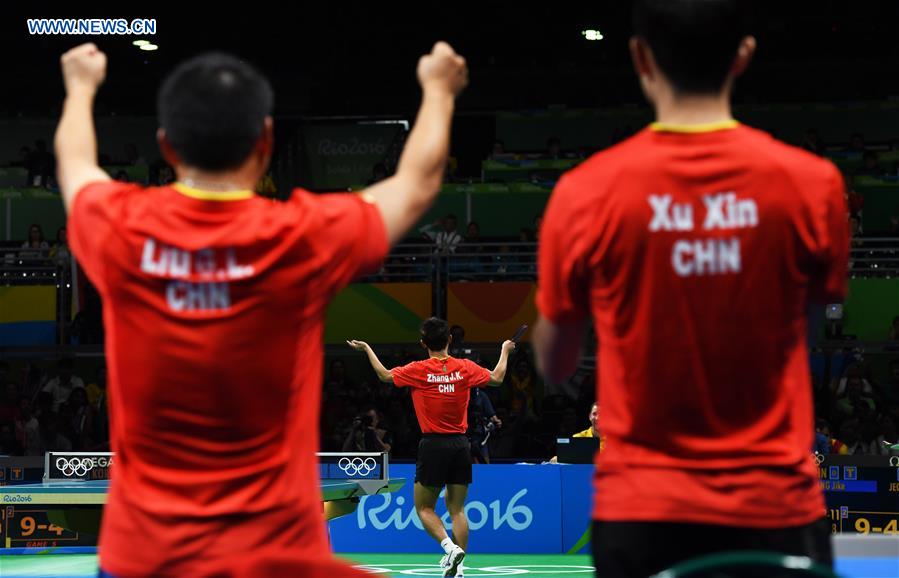 (SP)BRAZIL-RIO DE JANEIRO-OLYMPICS-TABLE TENNIS