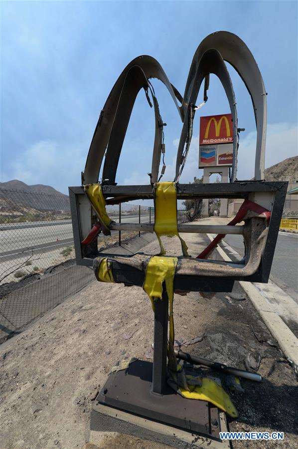 U.S.-SAN BERNARDINO-FIRE