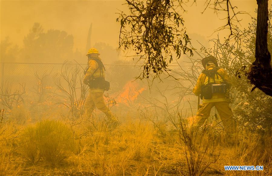 U.S.-SAN BERNARDINO-FIRE