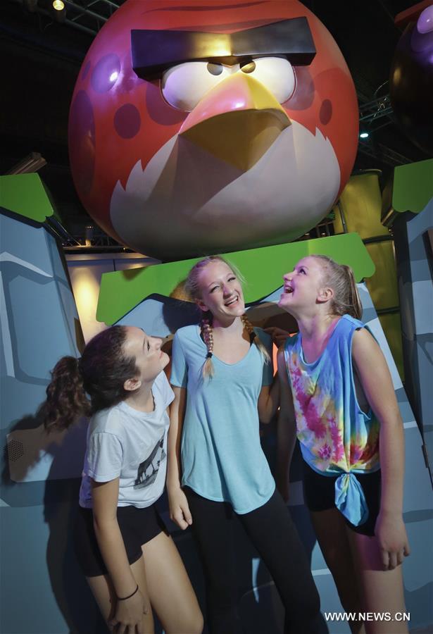 CANADA-VANCOUVER-ANGRY BIRDS-EXHIBITION