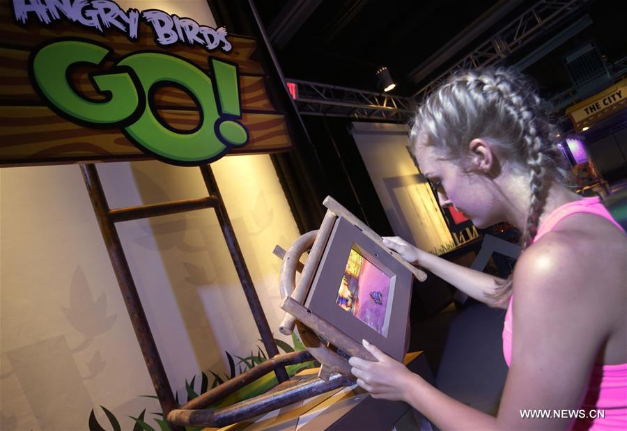 CANADA-VANCOUVER-ANGRY BIRDS-EXHIBITION