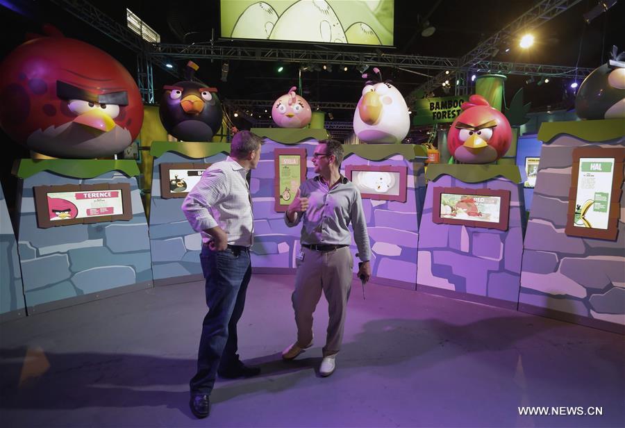CANADA-VANCOUVER-ANGRY BIRDS-EXHIBITION