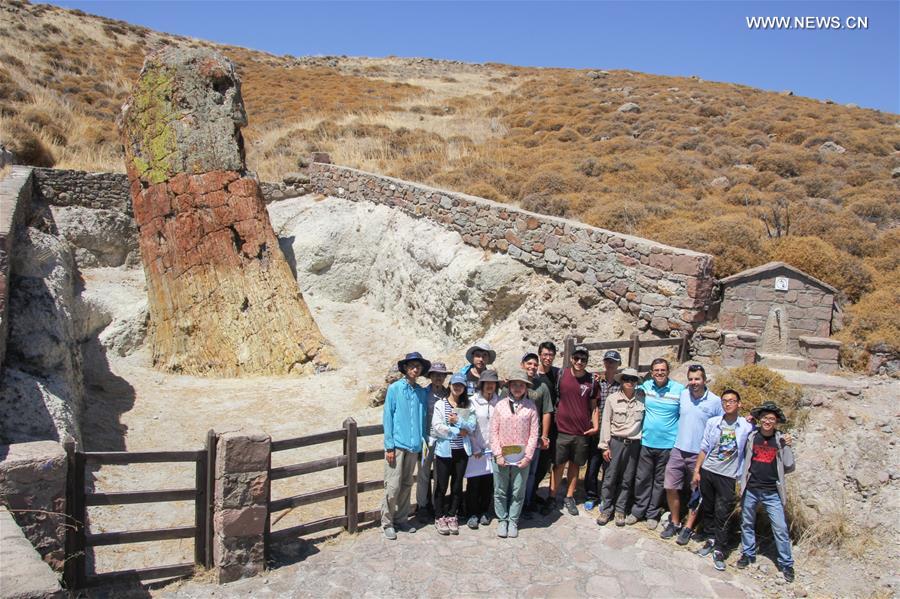GREECE-LESVOS-CHINA-GEOGRAPHY-FIELD EDUCATION
