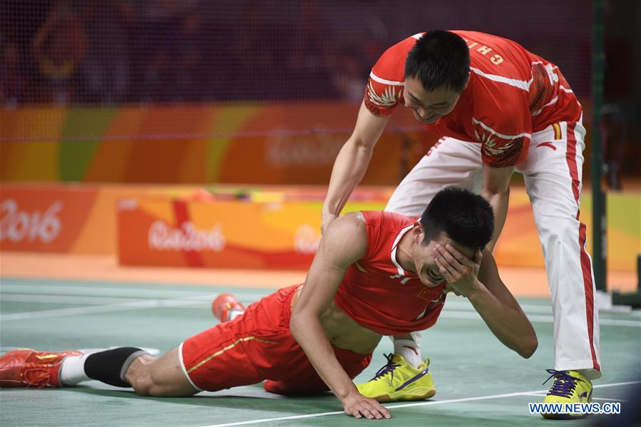 (SP)BRAZIL-RIO DE JANEIRO-OLYMPICS-BADMINTON-MEN'S SINGLES-FINAL