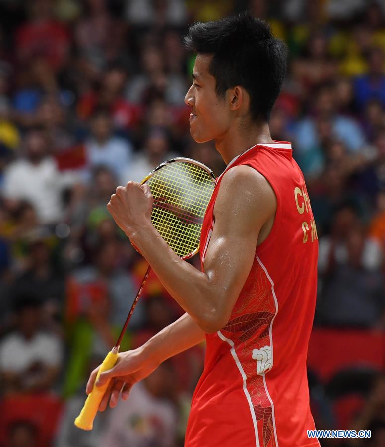 (SP)BRAZIL-RIO DE JANEIRO-OLYMPICS-BADMINTON-MEN'S SINGLES-FINAL