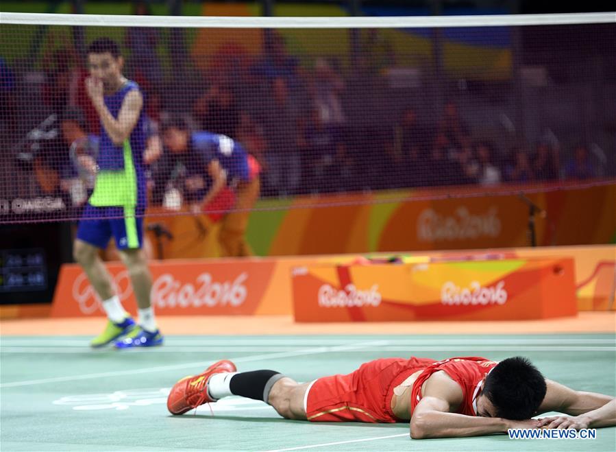 (SP)BRAZIL-RIO DE JANEIRO-OLYMPICS-BADMINTON-MEN'S SINGLES-FINAL