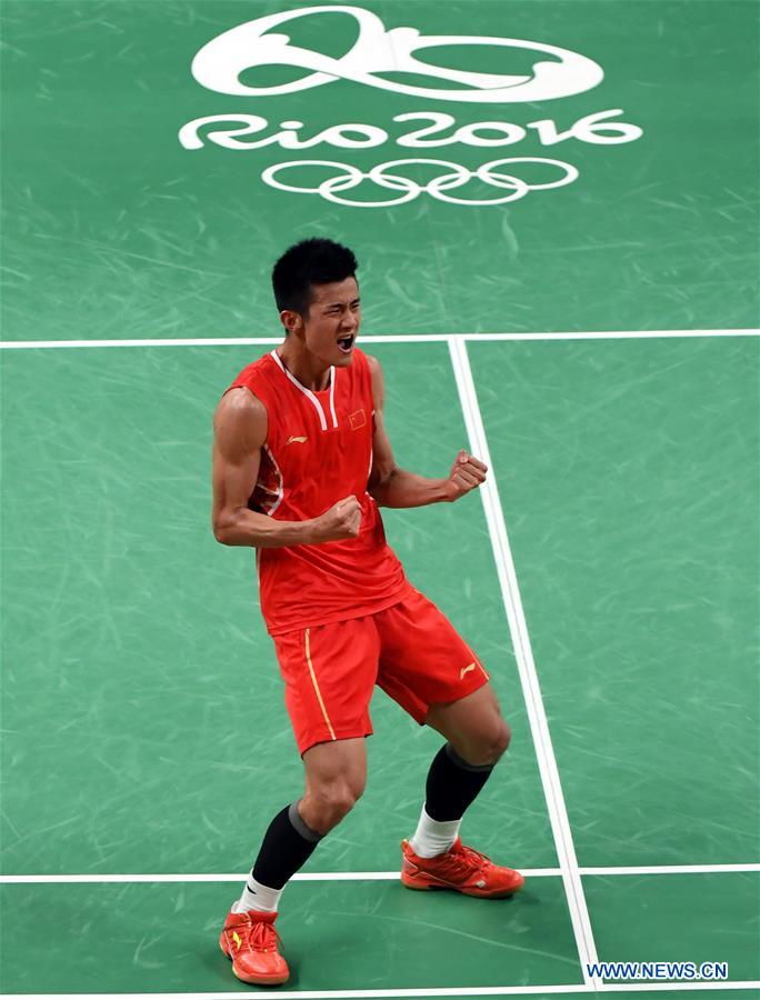 (SP)BRAZIL-RIO DE JANEIRO-OLYMPICS-BADMINTON-MEN'S SINGLES-FINAL