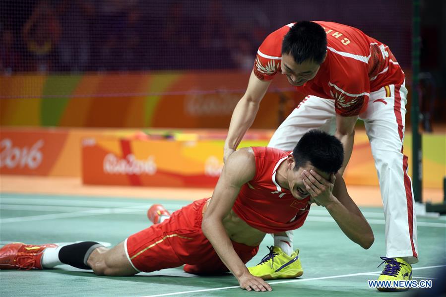 (SP)BRAZIL-RIO DE JANEIRO-OLYMPICS-BADMINTON-MEN'S SINGLES-FINAL