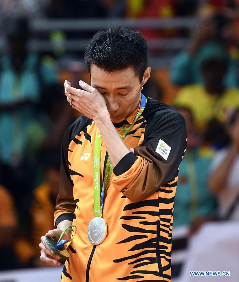 (SP)BRAZIL-RIO DE JANEIRO-OLYMPICS-BADMINTON-MEN'S SINGLES-FINAL