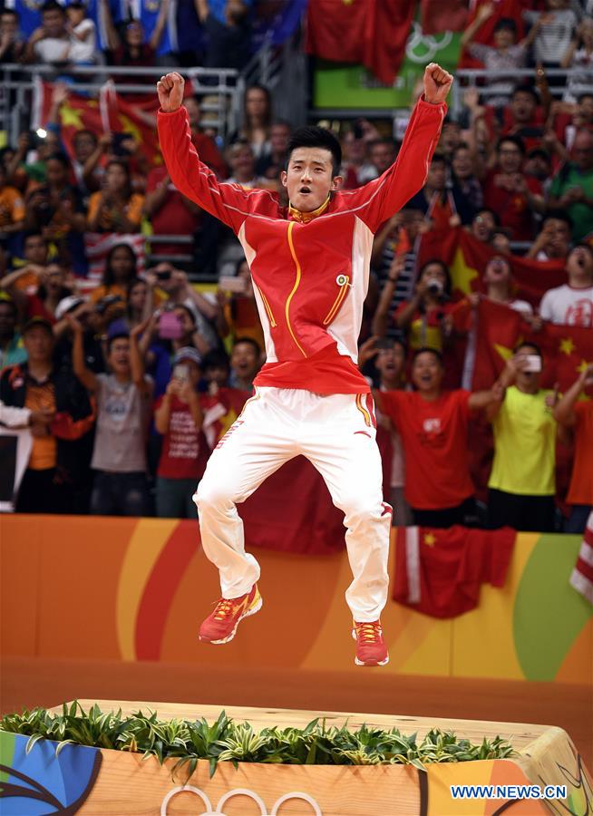 (SP)BRAZIL-RIO DE JANEIRO-OLYMPICS-BADMINTON-MEN'S SINGLES-FINAL