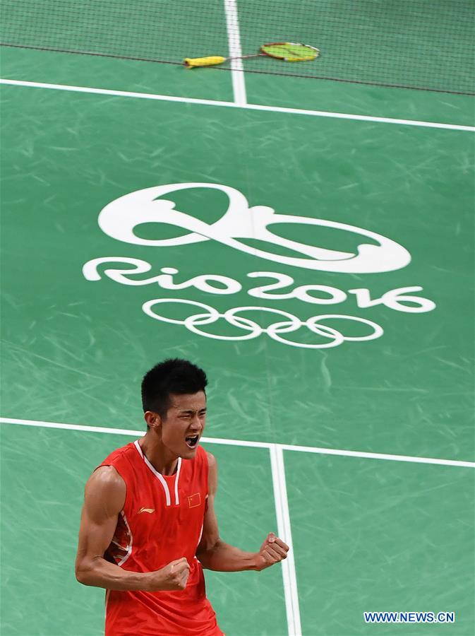 (SP)BRAZIL-RIO DE JANEIRO-OLYMPICS-BADMINTON-MEN'S SINGLES-FINAL