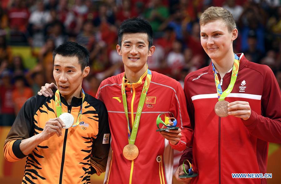(SP)BRAZIL-RIO DE JANEIRO-OLYMPICS-BADMINTON-MEN'S SINGLES-FINAL